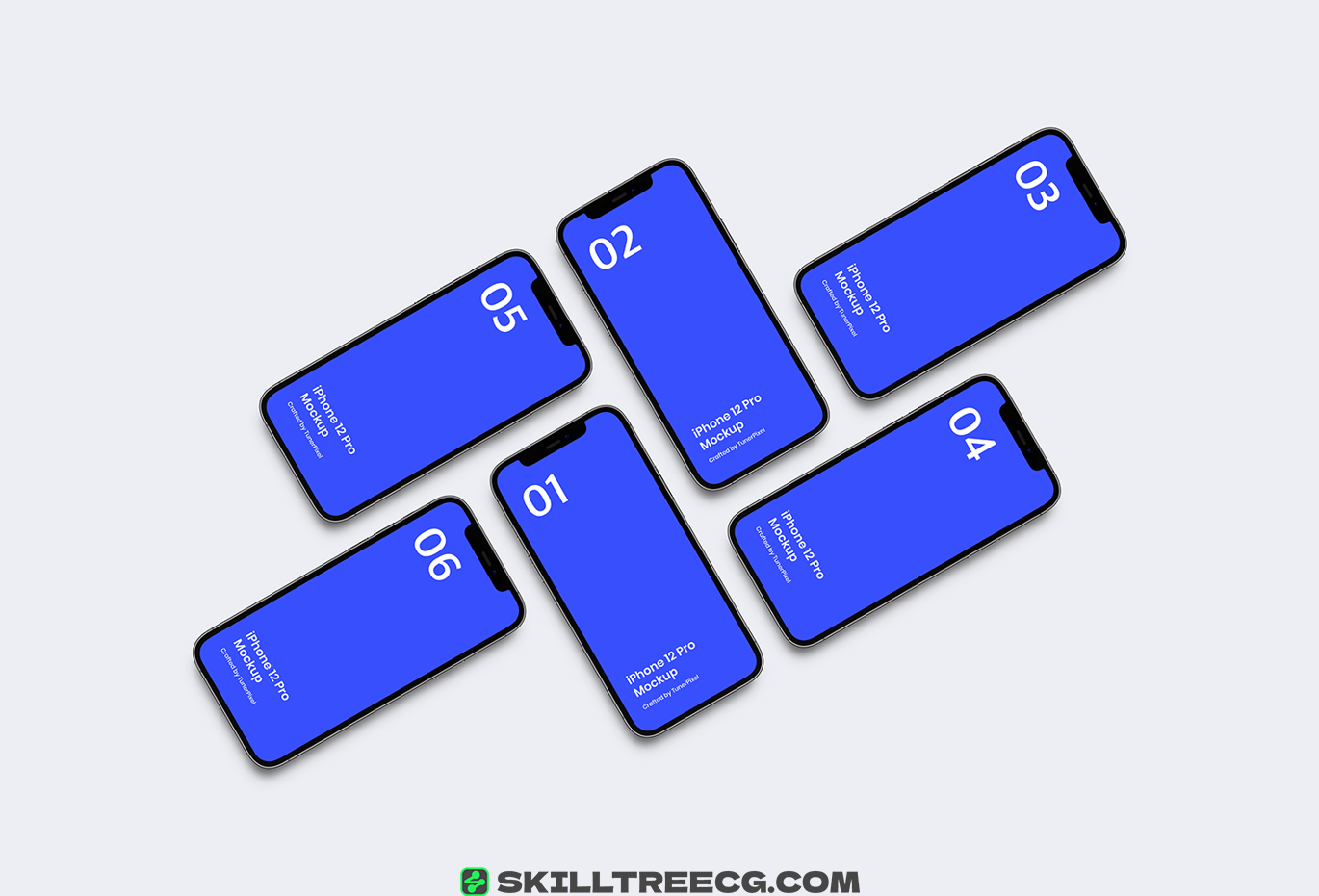 图片[3]-iPhone 12 Pro Isometric Mockup 11.0（926031）-技能树